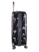 Ted Baker Wild Iris Large 4-Wheel Trolley Case Black