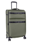 Ted Baker Quantum Medium 4-Wheel Trolley Case Green