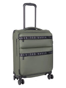 Ted Baker Quantum 4-Wheel Carry On Trolley Case Green