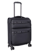 Ted Baker Quantum 4-Wheel Carry On Trolley Case Black
