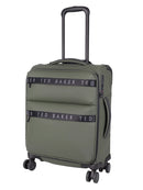 Ted Baker Quantum 4-Wheel Carry On Trolley Case Green