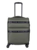Ted Baker Quantum 4-Wheel Carry On Trolley Case Green