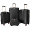 Evolution Kirstenbosch 4PC Spinner Luggage set Black