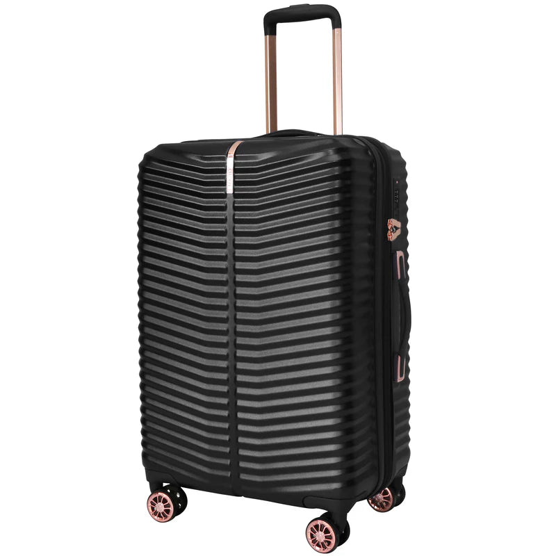 Evolution Kirstenbosch 4PC Spinner Luggage set Black