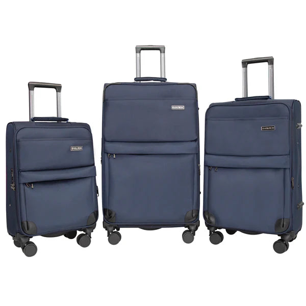 EVOLUTION ANTELOPE 3PC LUGGAGE SET – Navy
