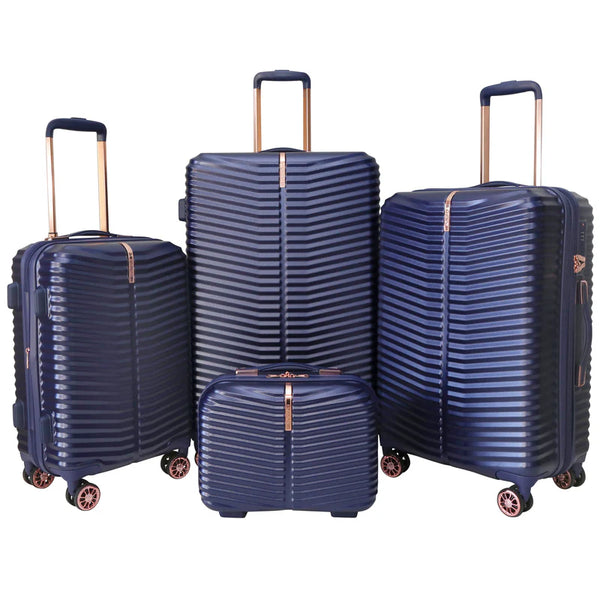 Evolution Kirstenbosch 4PC Spinner Luggage set Navy