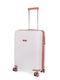 Cellini Monte Carlo Carry On 4 Wheel Trolley Case White