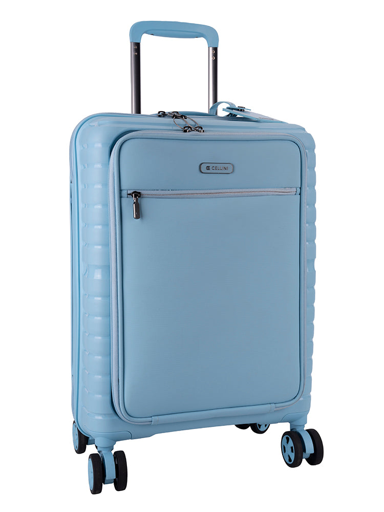 Cellini Biz Soft Front Trolley Carry-On Business Case Blue