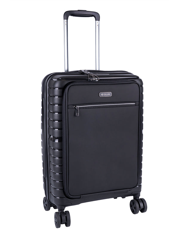 Cellini Biz Soft Front Trolley Carry-On Business Case Black