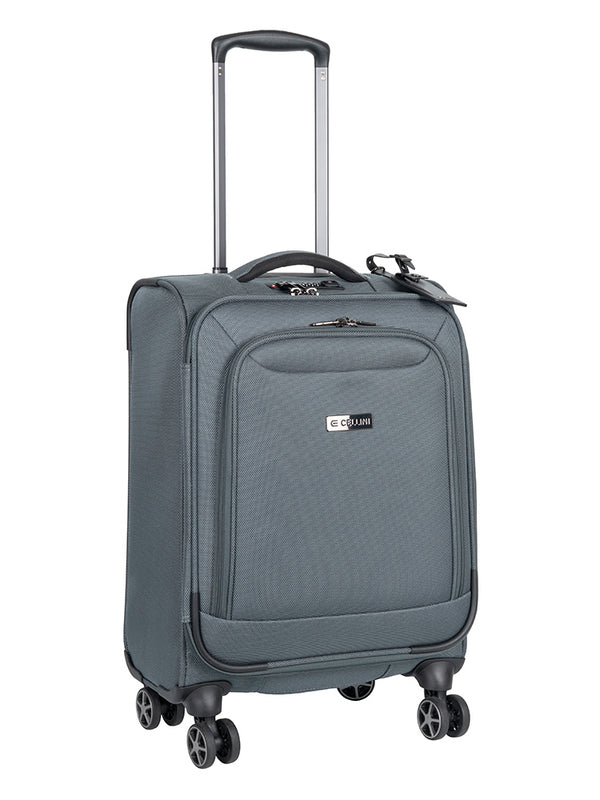 Cellini Megapak Carry On 4-Wheel Trolley Case Blue