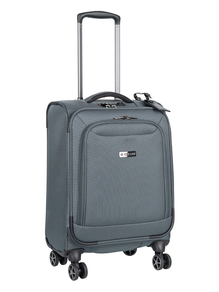 Cellini Megapak Carry On 4-Wheel Trolley Case Blue