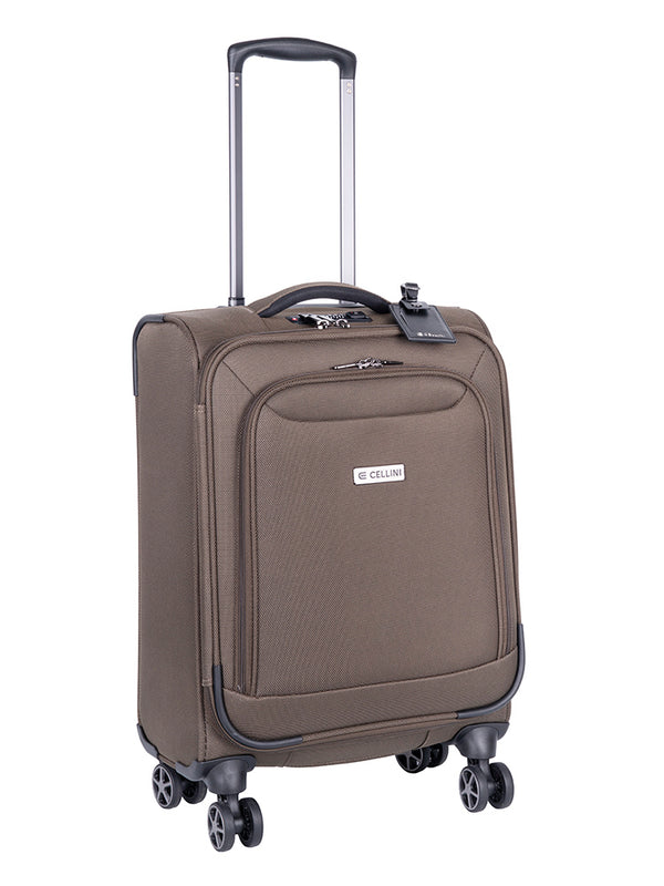 Cellini Megapak Carry On 4-Wheel Trolley Case Bronze