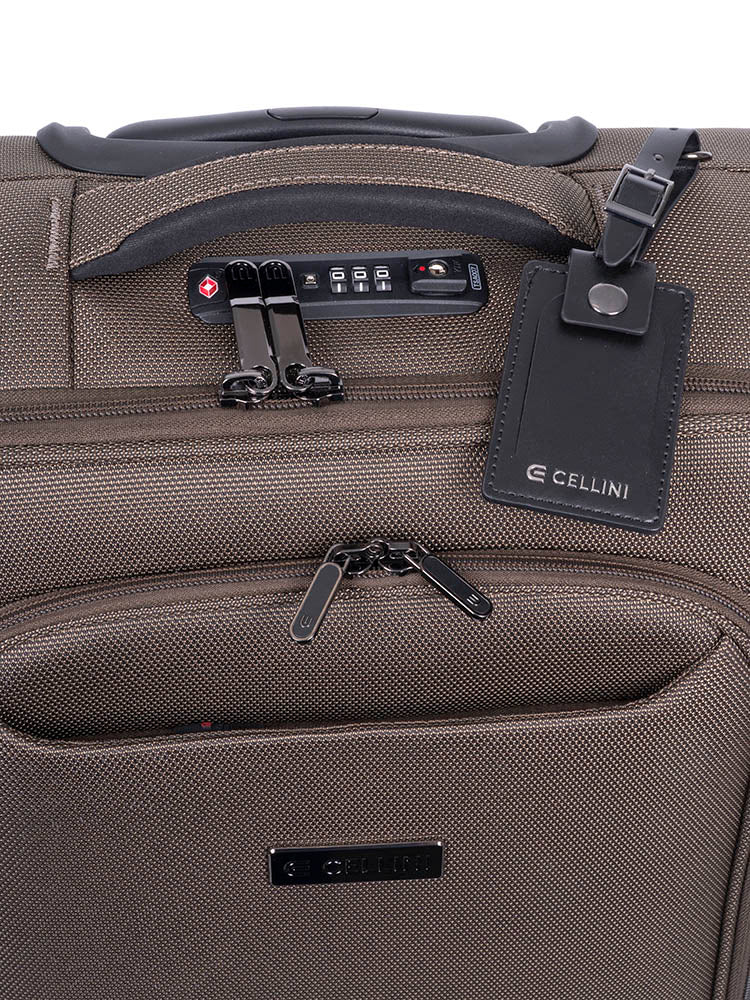 Cellini Megapak Carry On 4-Wheel Trolley Case Bronze
