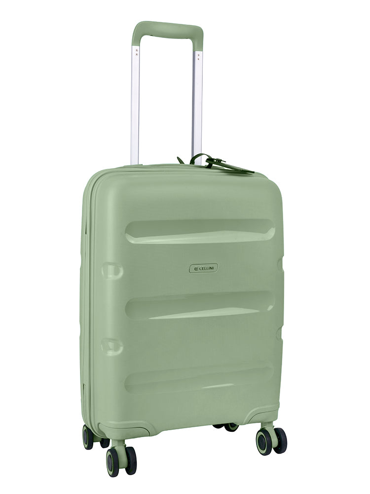 Cellini Cruze 55cm 4 Wheel Trolley Case Sage