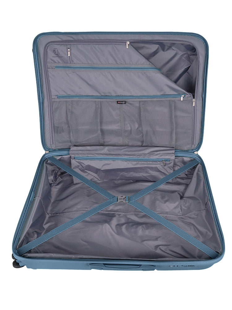 Cellini Cruze 75cm 4 Wheel Trolley Case Navy