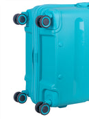 Cellini Cruze Medium 65cm 4 Wheel Trolley Case turquoise