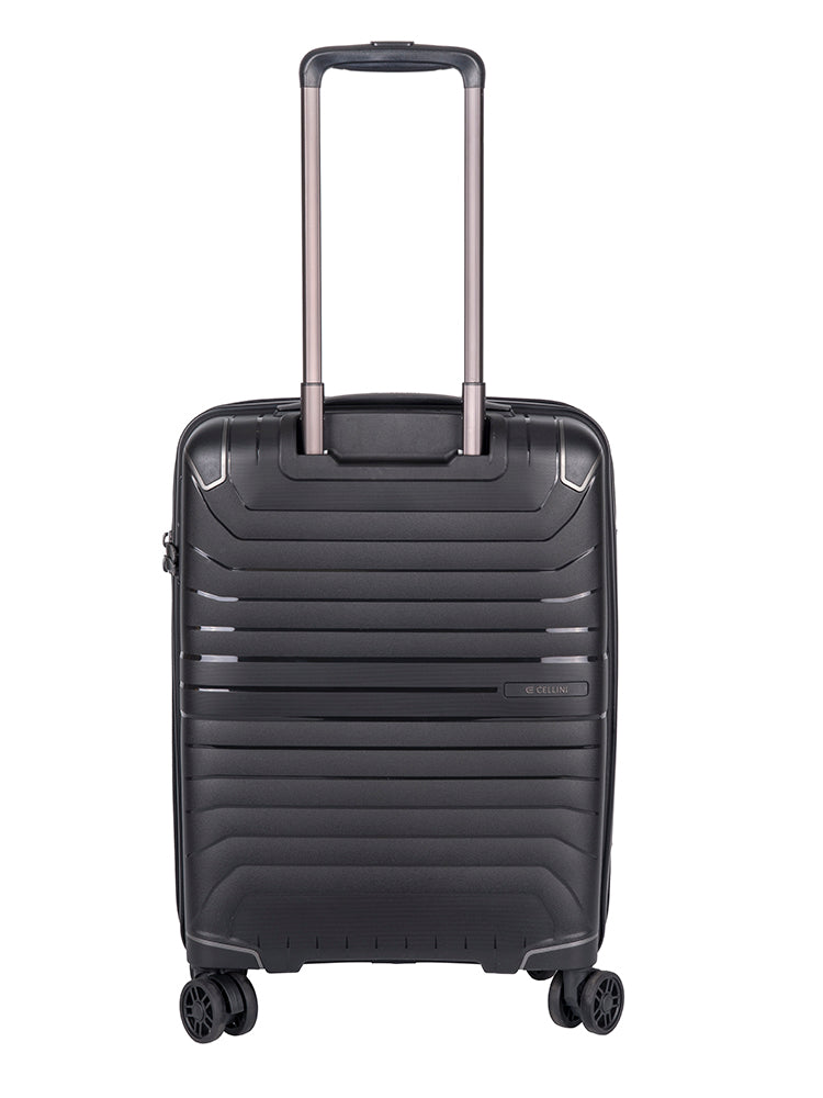 Cellini Guardlite 4 Wheel Carry On Trolley Black