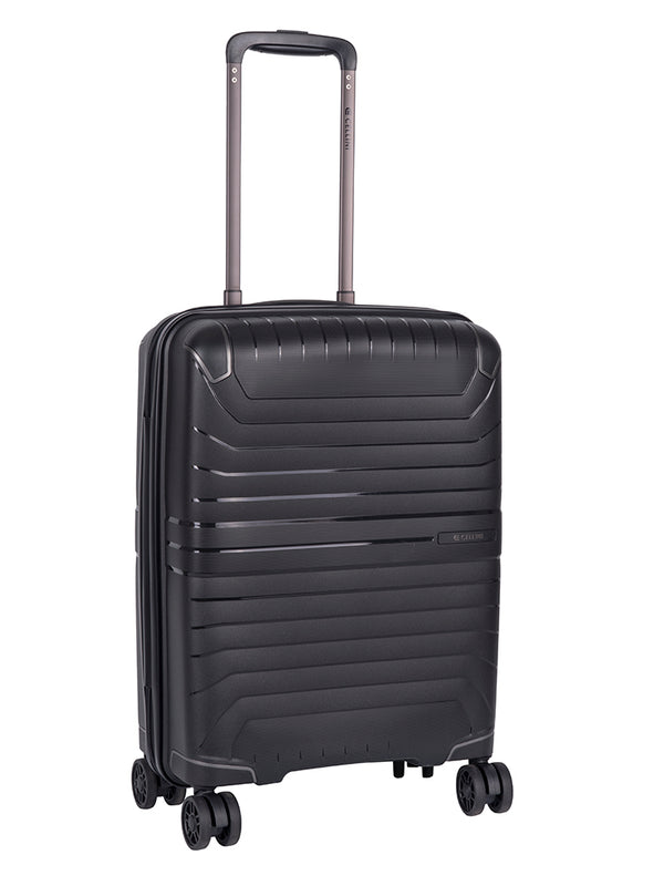 Cellini Guardlite 4 Wheel Carry On Trolley Black