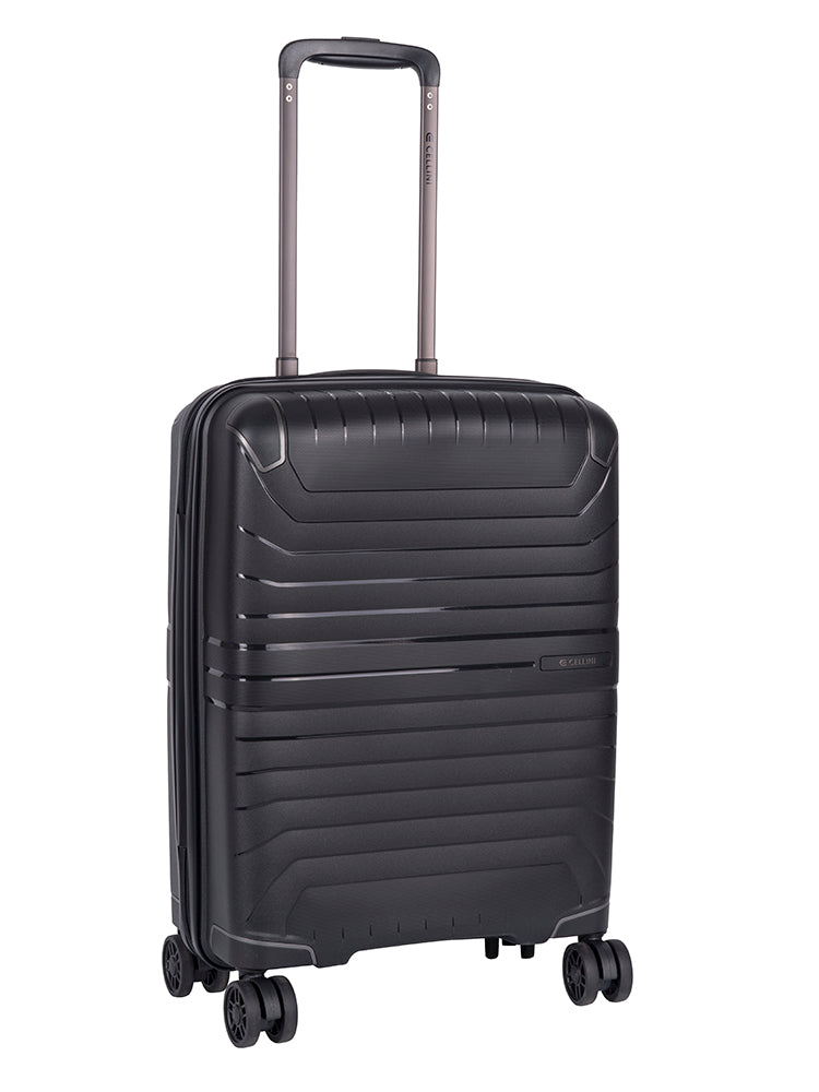 Cellini Guardlite 4 Wheel Carry On Trolley Black