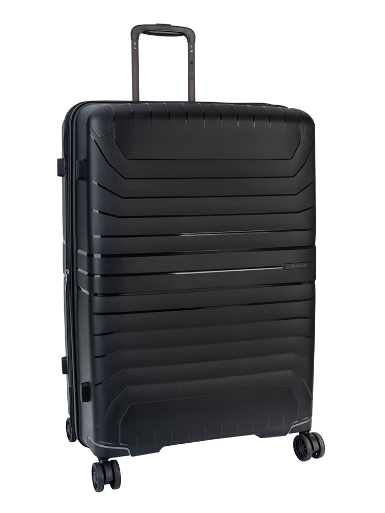 Cellini Guardlite Large 4 Wheel Trolley Case Black