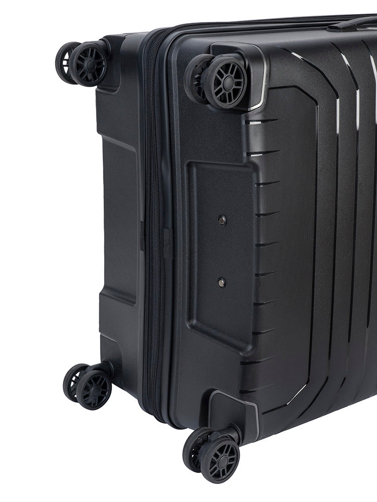 Cellini Guardlite Large 4 Wheel Trolley Case Black