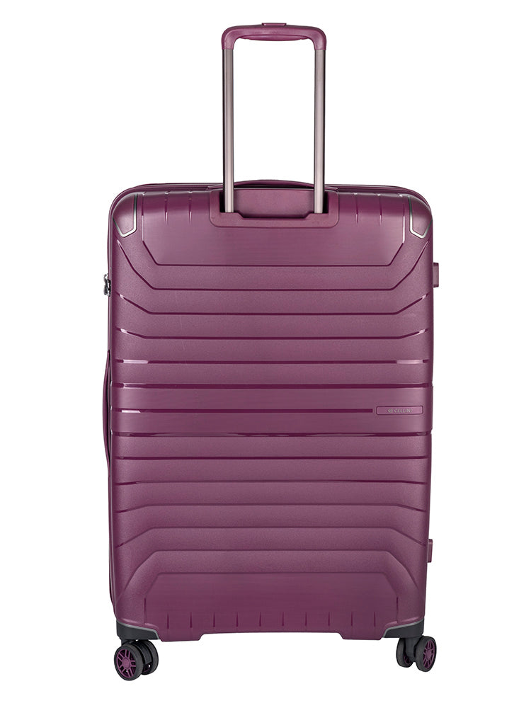 Cellini Guardlite Large 4 Wheel Trolley Case Mauve
