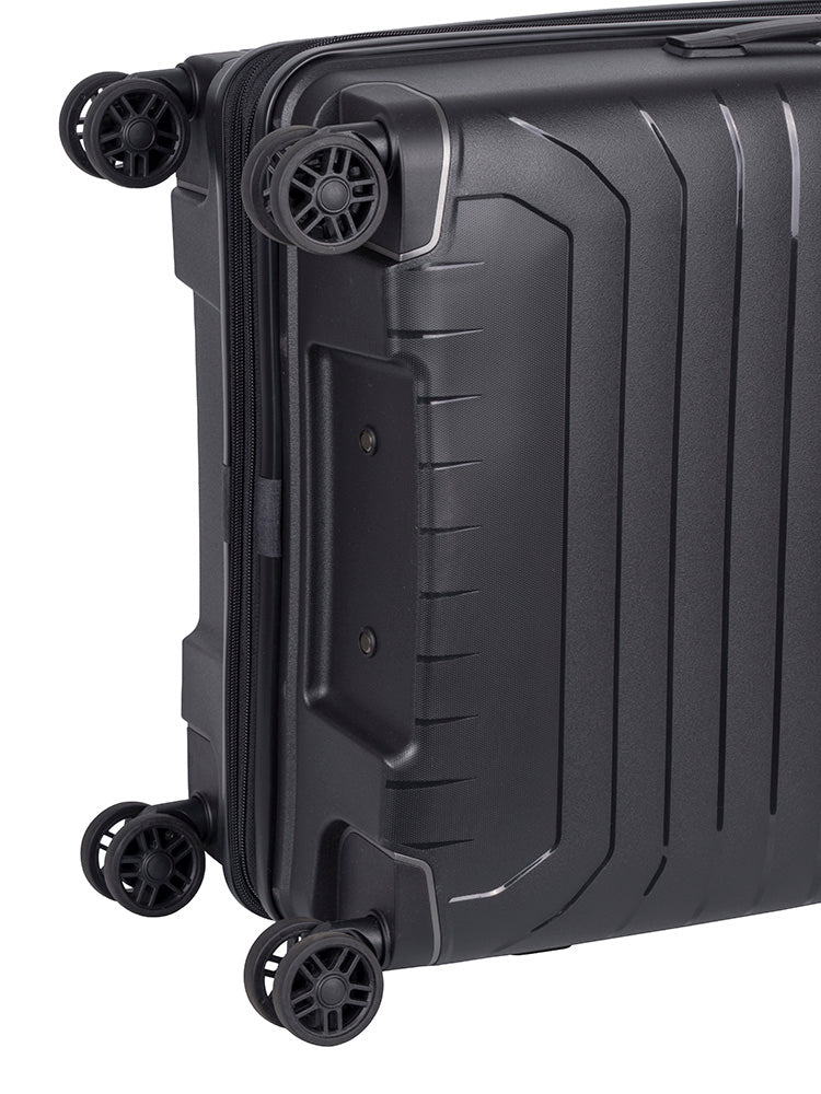Cellini Guardlite Medium 4 Wheel Trolley Case Black