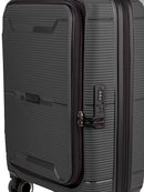 Cellini Ipak 4 Wheel Carry On Trolley Case Black