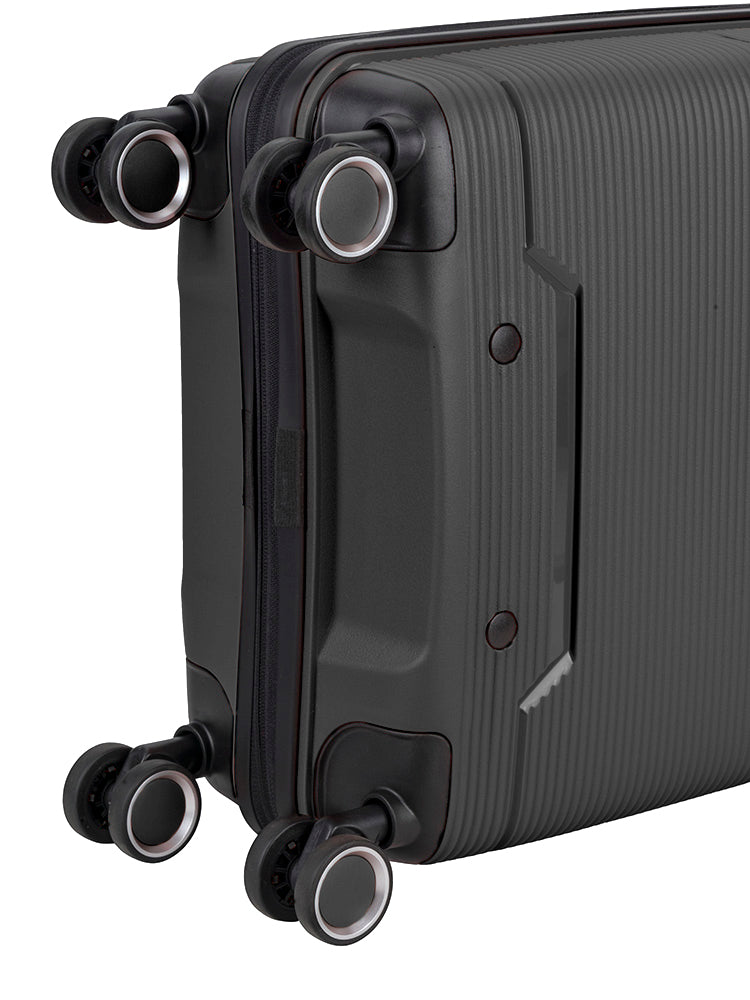 Cellini Ipak 4 Wheel Carry On Trolley Case Black