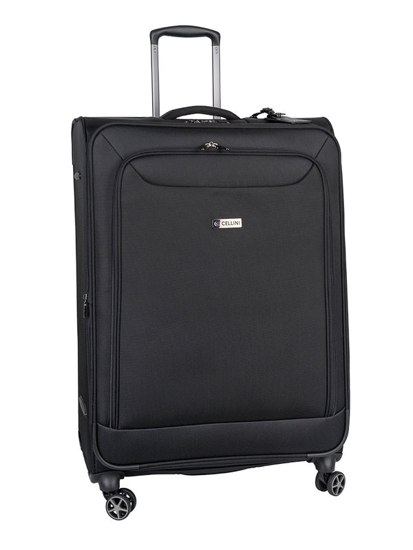 Cellini Megapak Large 4-Wheel Trolley Case Black