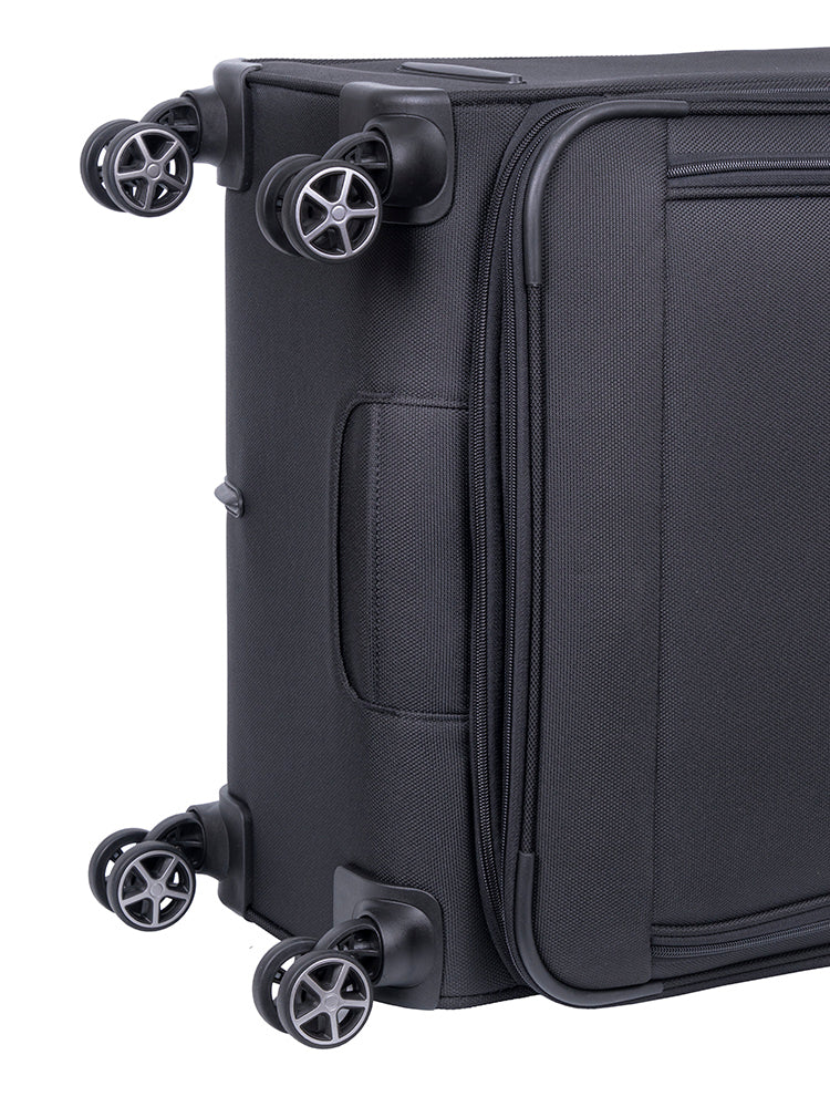 Cellini Megapak Medium 4-Wheel Trolley Case Black