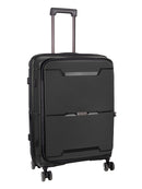 Cellini Ipak Medium 4 Wheel Trolley Case Black