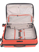 Cellini Ipak Medium 4 Wheel Trolley Case  Coral