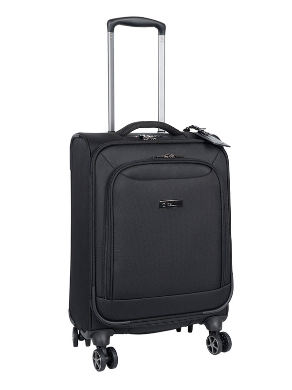Cellini Megapak Carry On 4-Wheel Trolley Case Black