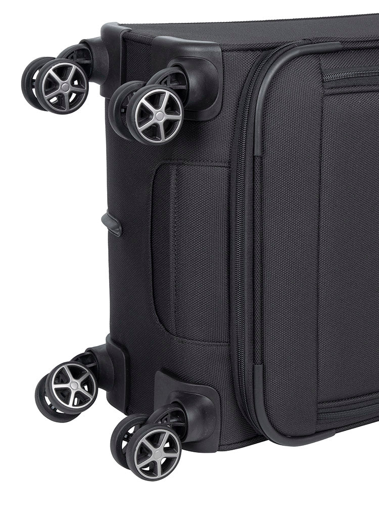 Cellini Megapak Carry On 4-Wheel Trolley Case Black