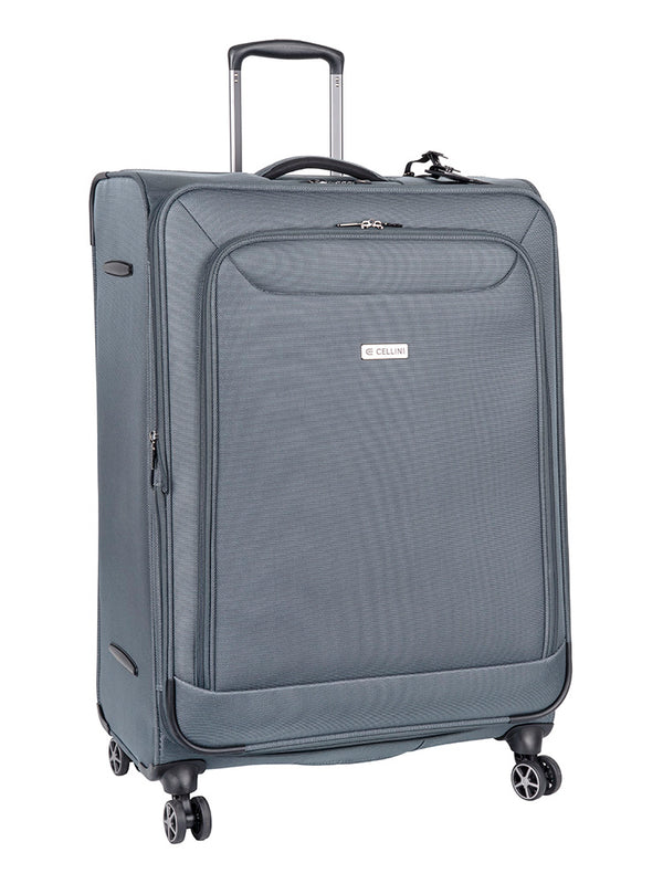 Cellini Megapak Large 4-Wheel Trolley Case Blue