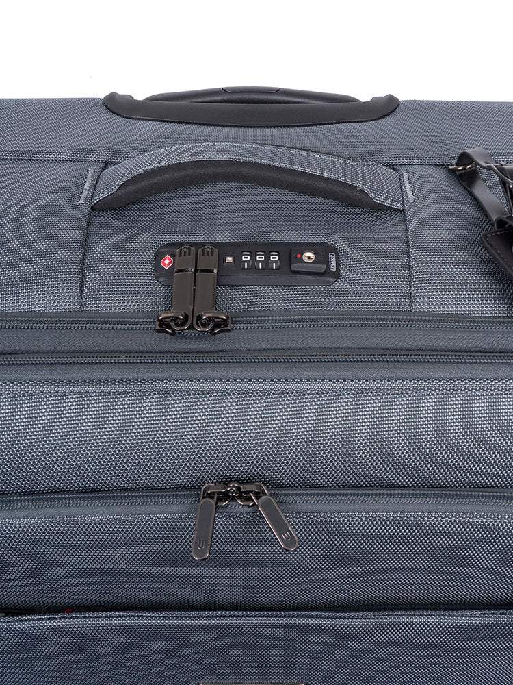 Cellini Megapak Large 4-Wheel Trolley Case Blue