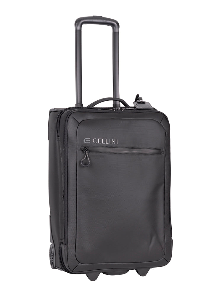 Cellini Nomad Carry-On Trolley Pullman with Oversized All Terrain Wheels Black