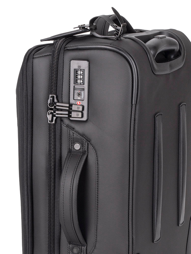 Cellini Nomad Carry-On Trolley Pullman with Oversized All Terrain Wheels Black