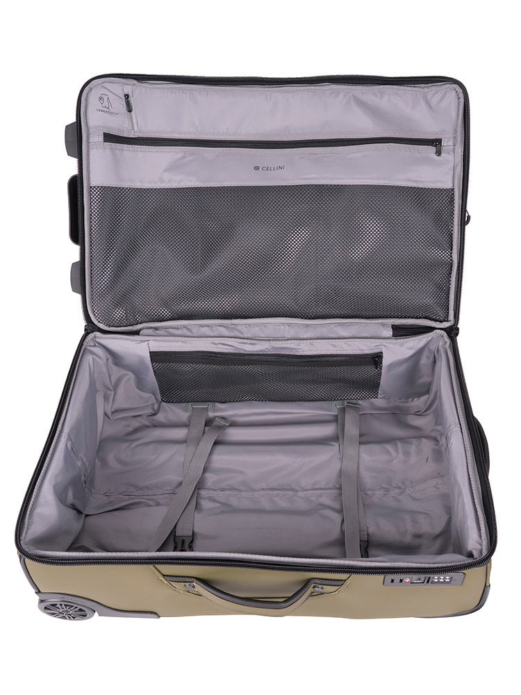 Cellini Nomad Medium Trolley Pullman with Oversized All Terrain Wheels Green