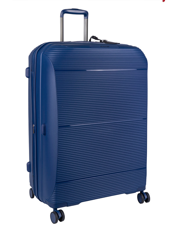 Cellini Qwest Large 4 Wheel Trolley Case Navy