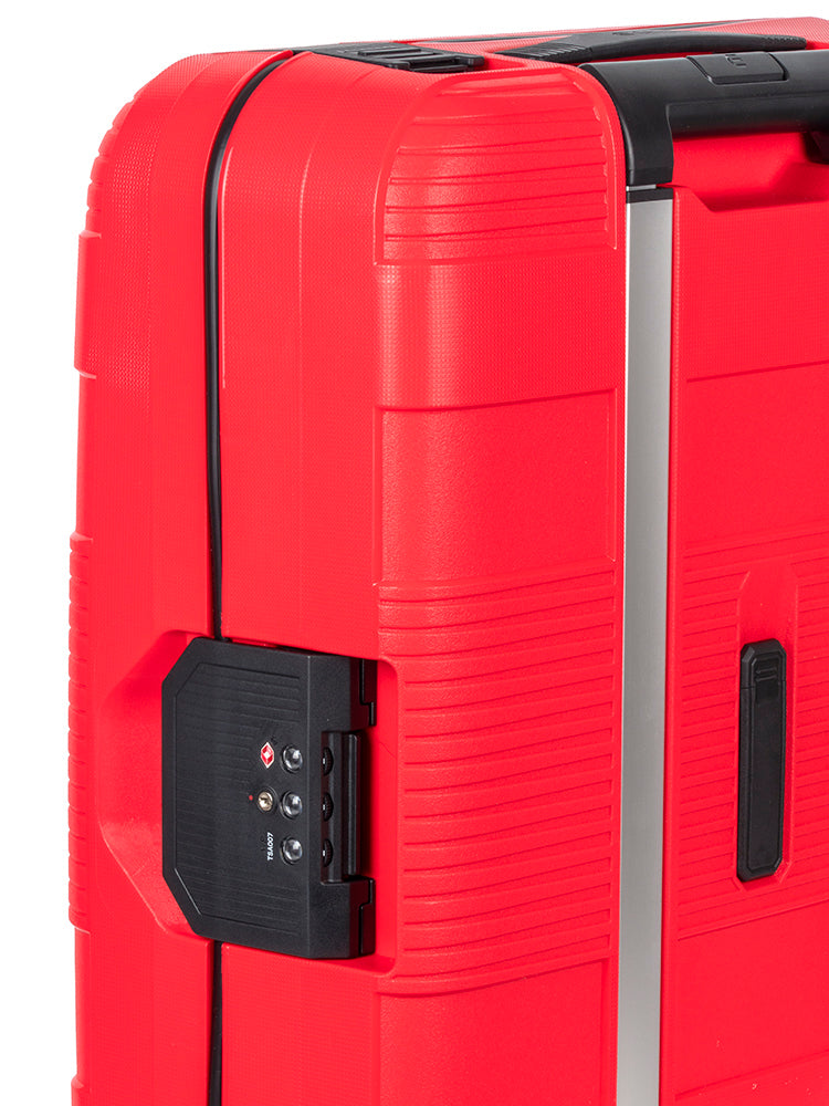 Cellini Safetech 4 Wheel 55cm Carry On Trolley Red