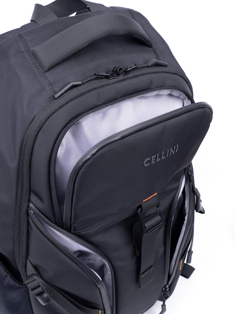 Cellini Sidekick Venture Multi-Pocket Backpack Black