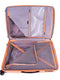 Cellini Starlite 4 Wheel Carry On 55cm Trolley Peach Fuzz
