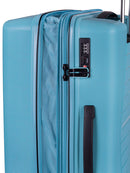 Cellini Starlite Medium 65cm 4 Wheel Trolley Case Blue