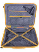 Cellini Cruze Medium 65cm 4 Wheel Trolley Case Yellow