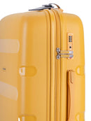 Cellini Cruze Medium 65cm 4 Wheel Trolley Case Yellow