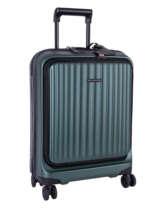 Cellini Tri Pak 4 Wheel Carry On Trolley Green Includes 1 Large Packing Cube