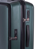 Cellini Tri Pak Medium 4 Wheel Trolley Case Green Includes 1 Lrg & 1 Med Packing Cube