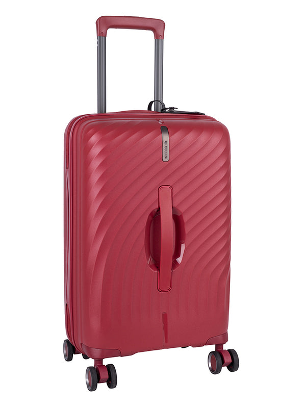 Cellini Xpedition 4 Wheel Carry On Trunk Red